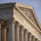 In this Nov. 5, 2020, file photo, the Supreme Court is seen in Washington. (AP Photo/J. Scott Applewhite, File)