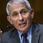 In this May 11, 2021, file photo, Dr. Anthony Fauci, director of the National Institute of Allergy and Infectious Diseases, speaks during a hearing on Capitol Hill in Washington. (Jim Lo Scalzo/Pool Photo via AP, File)