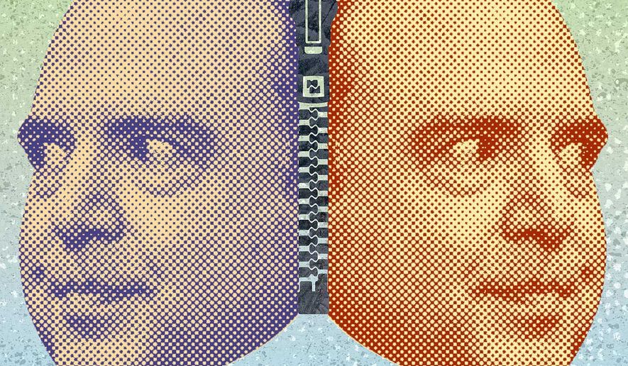 Adam Schiff Two-Face Subpoena Illustration by Greg Groesch/The Washington Times