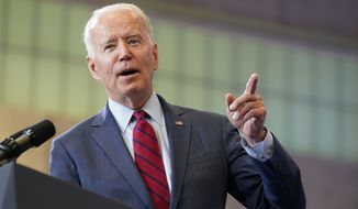 President Joe Biden speaks at the Green Road Community Center in Raleigh, N.C., Thursday, June 24, 2021. Biden is in North Carolina to meet with frontline workers and volunteers and speak about the importance of getting vaccinated. (AP Photo/Susan Walsh)