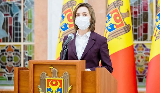 President of Moldova Maia Sandu (sponsored)