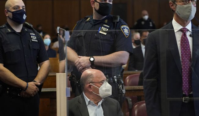 The Trump Organization&#x27;s Chief Financial Officer Allen Weisselberg appears in court in New York, Thursday, July 1, 2021. Weisselberg was arraigned a day after a grand jury returned an indictment charging him and Trump’s company with tax crimes. Trump himself was not charged.  (AP Photo/Seth Wenig,Pool)