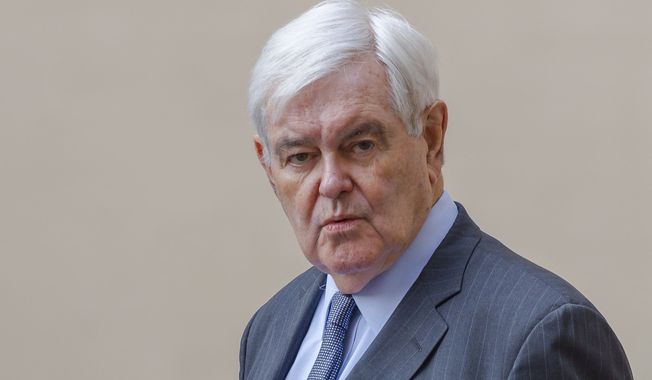 Newt Gingrich underscored the delicate security situation in the region and the perils that could come if one side or the other tries to break out of the tense status quo. (Associated Press) ** FILE **