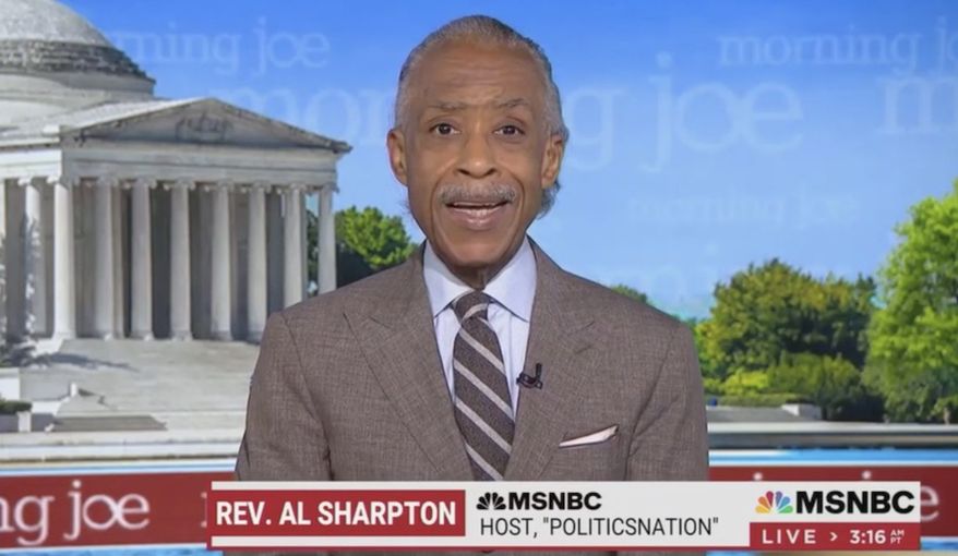 MSNBC host Al Sharpton talks about violence in Chicago and related issues, July 7, 2021. (Image: MSNBC, &quot;Morning Joe&quot; video screenshot)