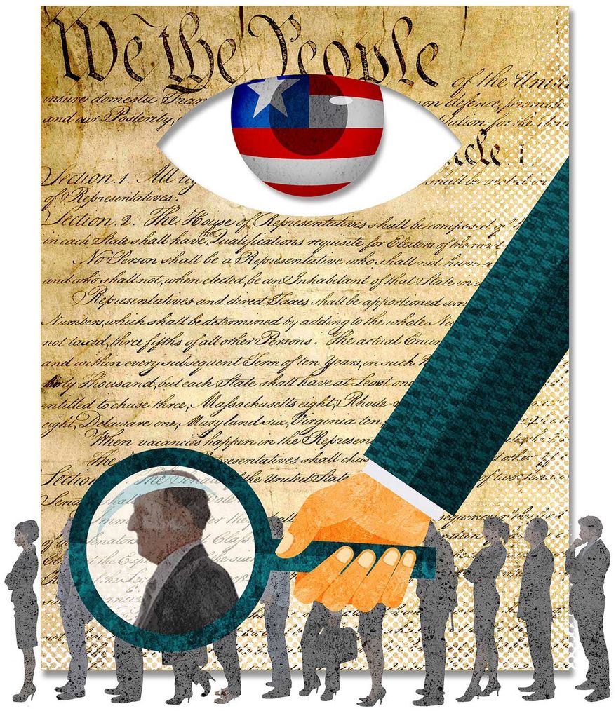 America Government Spying Illustration by Greg Groesch/The Washington Times