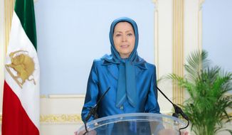 Maryam Rajav, acting president of the National Council of Resistance of Iran. (Photo courtesy of Siavosh Hossein, The Media Express)