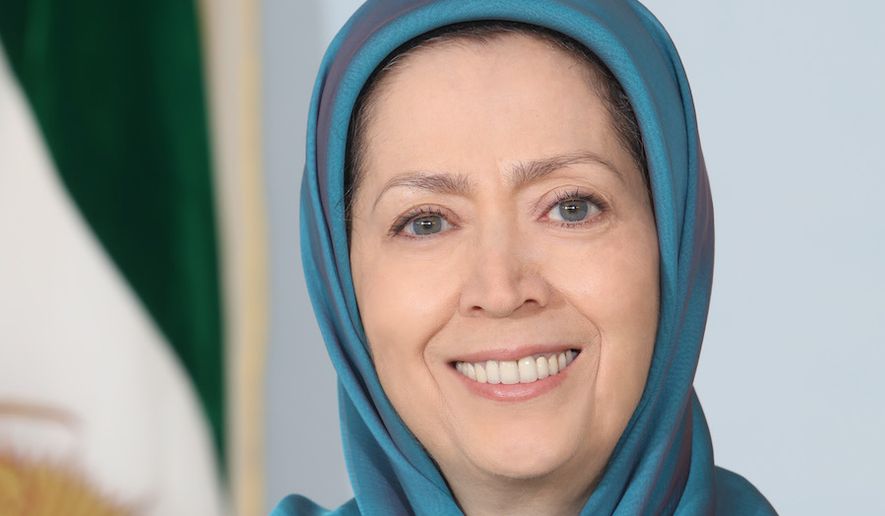 Maryam Rajav, acting president of the National Council of Resistance of Iran. (Photo courtesy of Siavosh Hossein, The Media Express)