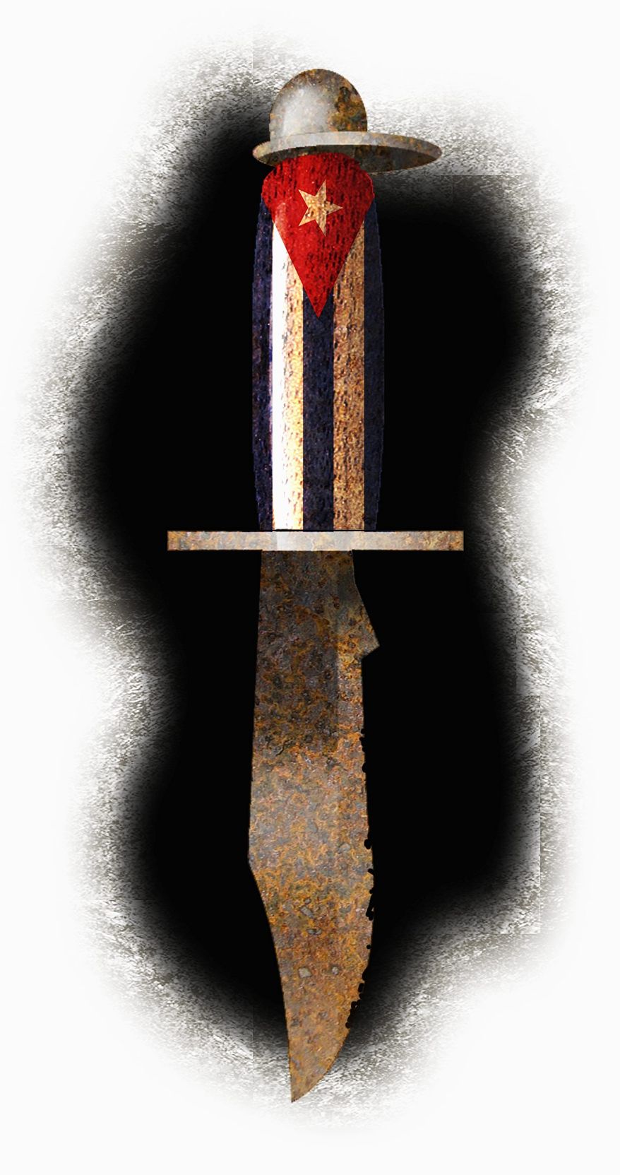 Illustration on the continuing danger posed by communist Cuba by Alexander Hunter/The Washington Times