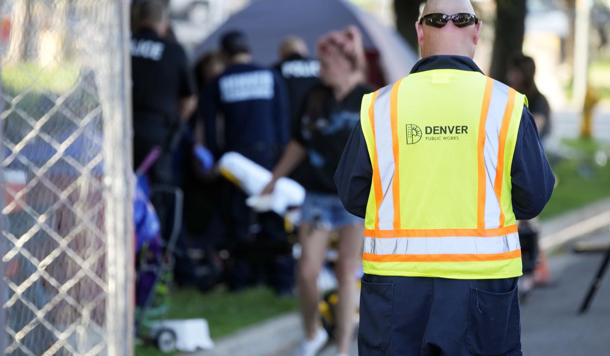 NextImg:Homeless sweeps in Denver ahead of opening day for Colorado Rockies draw activist anger