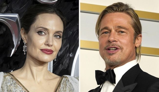 In this combination photo, Angelina Jolie, left, arrives at the European Premiere of &amp;quot;Maleficent Mistress of Evil&amp;quot; in central London on Oct. 9, 2019, and Brad Pitt poses in the press room at the Oscars on April 25, 2021, in Los Angeles. A California appeals court on Friday, July 23, 2021, disqualified a private judge being used by Angelina Jolie and Brad Pitt in their divorce case, handing Jolie a major victory. (AP Photo)