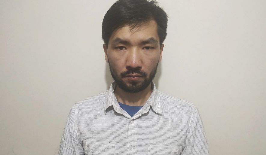 This photo made available by Safeguard Defenders shows Yidiresi Aishan in Istanbul in 2019. Moroccan authorities have arrested the Uyghur activist in exile based on a Chinese terrorism warrant distributed by Interpol, according to information from Moroccan police and a rights group that tracks people detained by China. Activists fear Yidiresi Aishan will be extradited to China, and say the arrest is part of a broader Chinese campaign to hunt down perceived dissidents outside its borders. (Safeguard Defenders via AP)