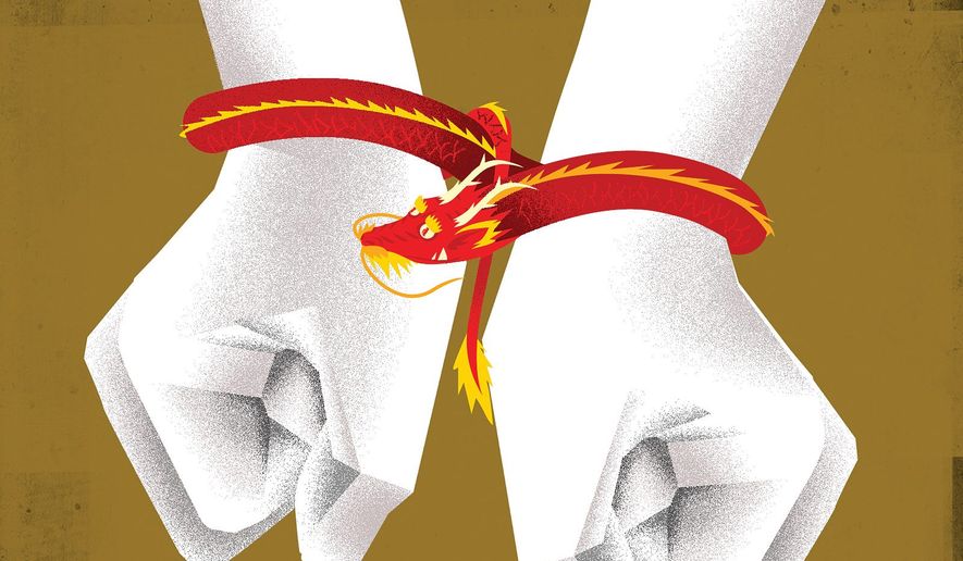 China Human Rights Issues Illustration by Linas Garsys/The Washington Times