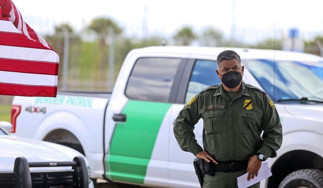 In this file photo, a U.S. Border Patrol Chief Raul Ortiz listens Thursday, Aug. 12, 2021, at a press conference with Homeland Security Secretary Alejandro Mayorkas at Fort Brown Border Patrol Station in Brownsville, Texas. (Denise Cathey/The Brownsville Herald via AP) ** FILE **
