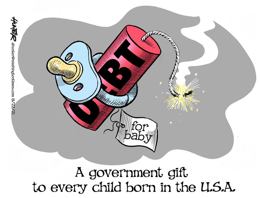 Illustration by Alexander Hunter for The Washington Times (published August 22, 2021)