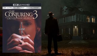 A priest arrives for an exorcism in &quot;The Conjuring: The Devil Made Me Do It,&quot; now available in the 4K Ultra HD format from Warner Bros. Home Entertainment.