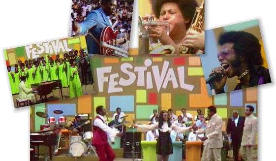 The Black Woodstock: Harlem 1969. A photo collage from the film trailer.
