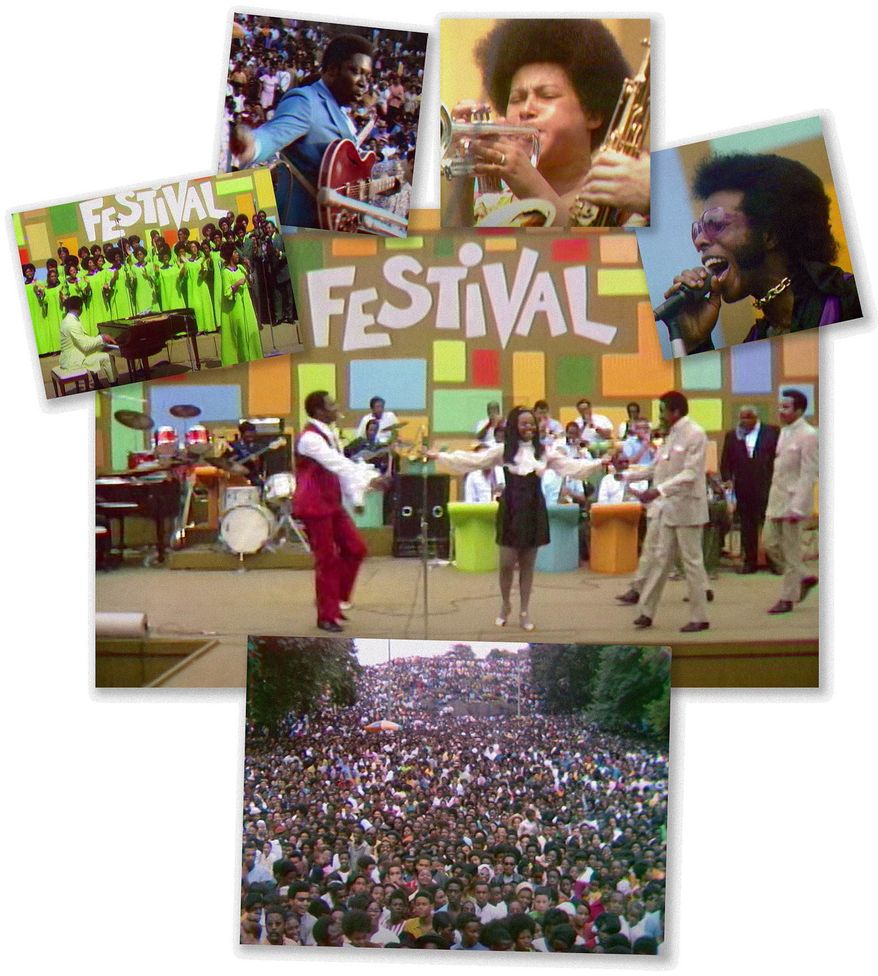 The Black Woodstock: Harlem 1969. A photo collage from the film trailer.