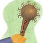 Delta Airlines&#x27; COVID-19 Vaccination Cudgel Illustration by Greg Groesch/The Washington Times