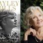 This combination photo shows cover art for &amp;quot;Foever Young,&amp;quot; a memoir by Hayley Mills, left, and a portrait of Mills at her West London home on Aug. 25, 2021. (Grand Central Publishing via AP, left, and AP Photo)