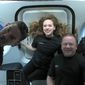 This photo provided by SpaceX shows the passengers of Inspiration4 in the Dragon capsule on their first day in space. They are, from left, Jared Isaacman, Hayley Arceneaux, Chris Sembroski and Sian Proctor.   SpaceX got them into a 363-mile (585-kilometer) orbit following Wednesday night’s launch from NASA&#39;s Kennedy Space Center. That&#39;s 100 miles (160 kilometers) higher than the International Space Station.  (SpaceX via AP)