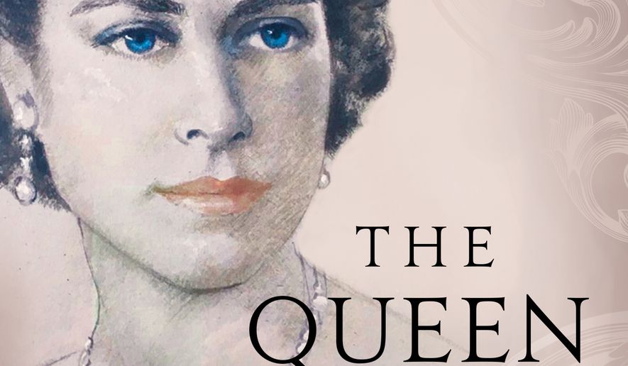 Book cover, &quot;The Queen,&quot; courtesy of House of Zeus Publishers, London.