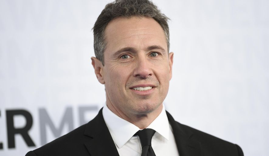 This May 15, 2019, file photo shows CNN news anchor Chris Cuomo at the WarnerMedia Upfront in New York. Shelley Ross, a veteran TV news executive, said in an opinion piece in The New York Times that CNN anchor Chris Cuomo sexually harassed her by squeezing her buttocks at a party in 2005. (Photo by Evan Agostini/Invision/AP, File)
