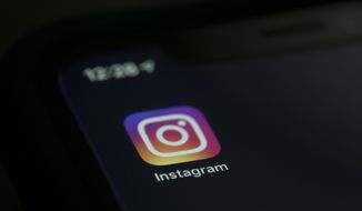 The Instagram app is displayed on a computer on Aug. 23, 2019, in New York. Instagram CEO Adam Mosseri will testify before a Senate subcommittee next week about his company’s impact on children, two senators announced Thursday, as lawmakers probe the platform&#39;s alleged dangers for kids. (AP Photo/Jenny Kane) **FILE**