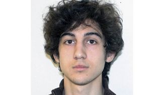 FILE - This file photo released April 19, 2013, by the FBI shows Dzhokhar Tsarnaev, convicted for carrying out the April 15, 2013, Boston Marathon bombing attack that killed three people and injured more than 260. The Biden administration&#39;s argument at the Supreme Court for reinstating the death penalty for convicted Boston Marathon bomber Dzhokhar Tsarnaev hinges on keeping evidence from the jury that prosecutors themselves relied on at an earlier phase of the proceedings. (FBI via AP, File)