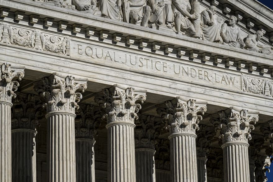 This Sept. 3, 2021, file photo shows the Supreme Court in Washington. (AP Photo/J. Scott Applewhite, File)