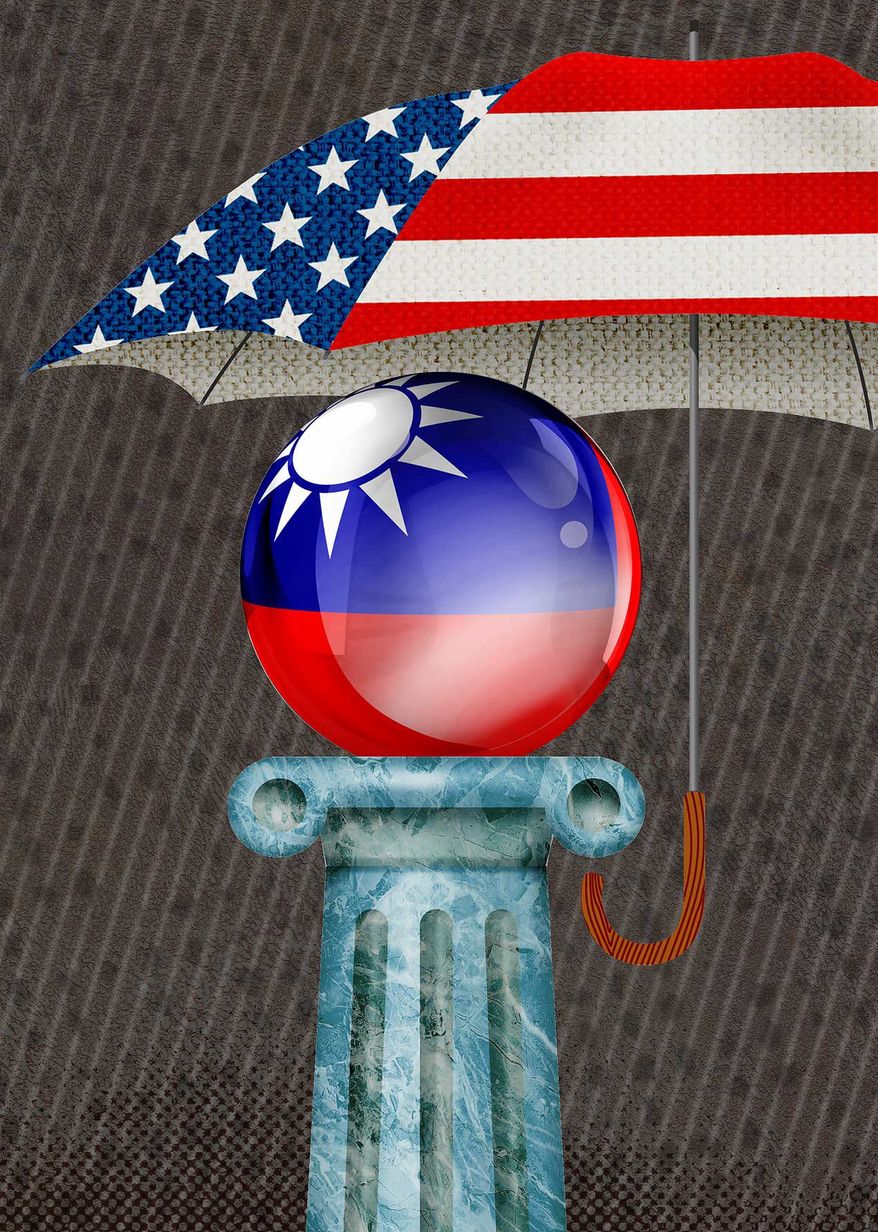 Defending Taiwan against China Illustration by Greg Groesch/The Washington Times