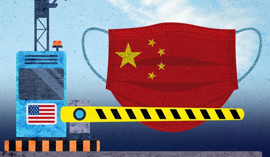 Stopping China Imports Illustration by Greg Groesch/The Washington Times