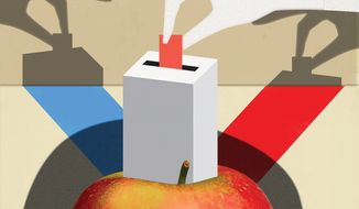 School Board Elections Illustration by Linas Garsys/The Washington Times