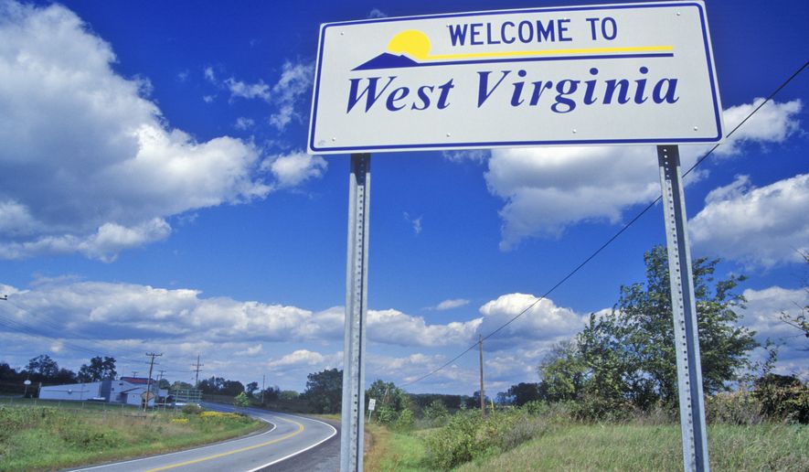 Welcome to West Virginia sign. Photo credit: Joseph Sohm via Shutterstock. *FILE*