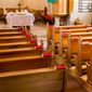 Christian church, empty pews. Photo credit: Little Adventures via Shutterstock. ** FILE **