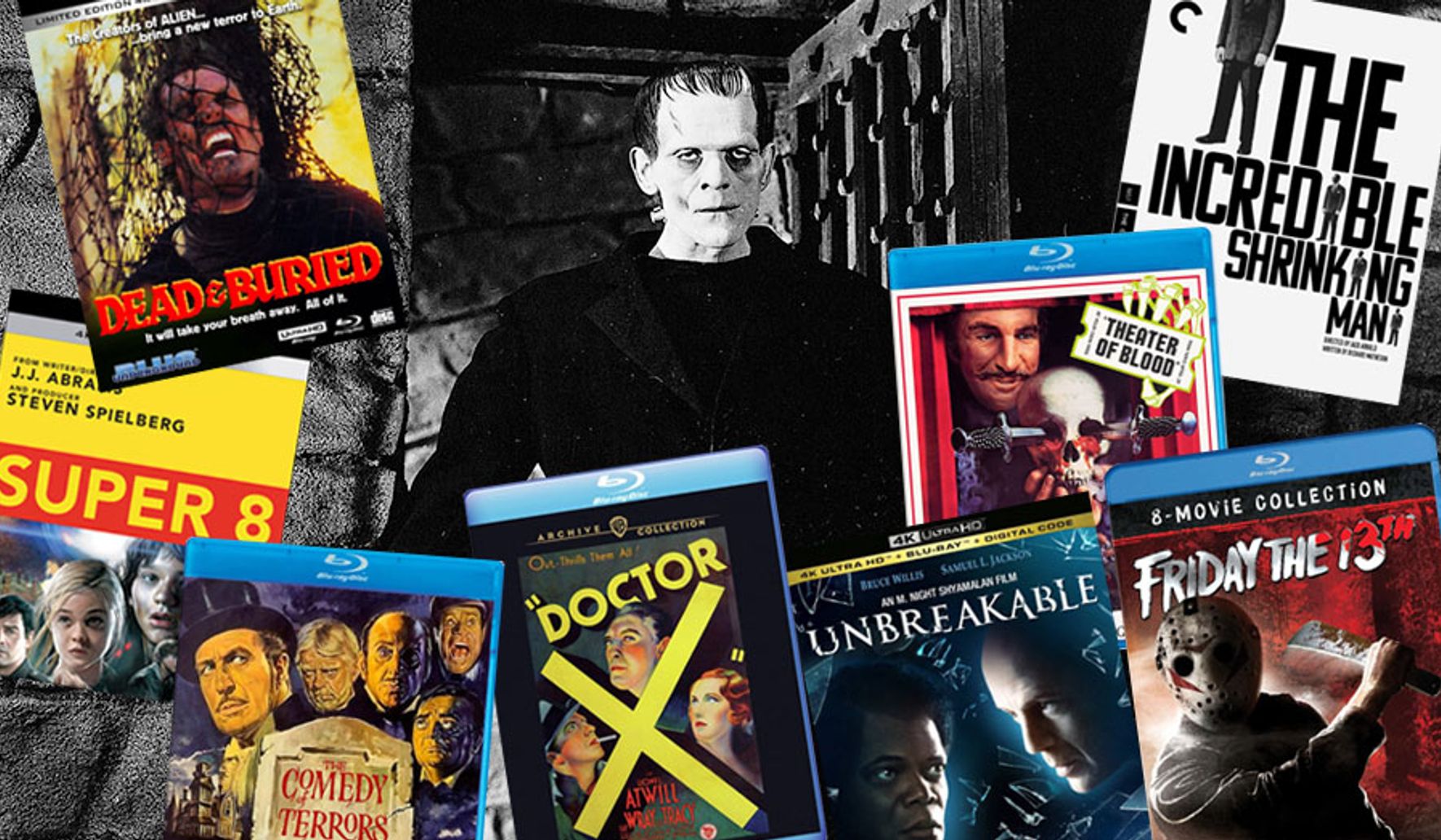 Best Blu-ray and 4K horror movies Frankenstein, American Psycho, Unbreakable, Doctor X/ pic