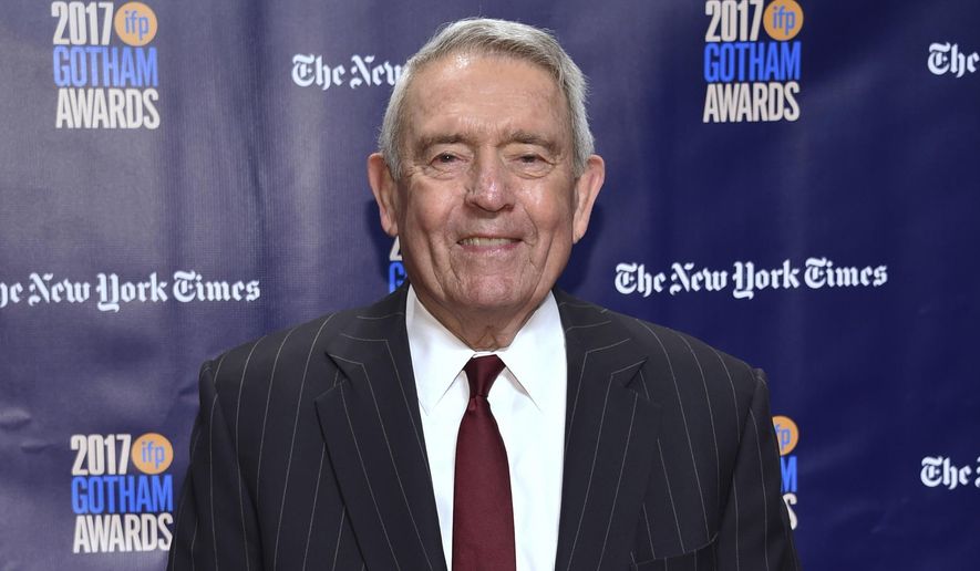 In this Nov. 27, 2017 file photo, Dan Rather arrives at the 27th annual Independent Film Project&#39;s Gotham Awards at Cipriani Wall Street in New York. Rather turns 91 on Oct. 31, 2022. (Photo by Evan Agostini/Invision/AP, File)  **FILE**