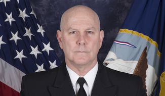 Adm. Christopher W. Grady, U.S. Navy, is shown here in his official Navy portrait. (Defense Dept.) [https://media.defense.gov/2018/May/04/2002323518/-1/-1/0/180504-N-ZZ999-0001.jpg]