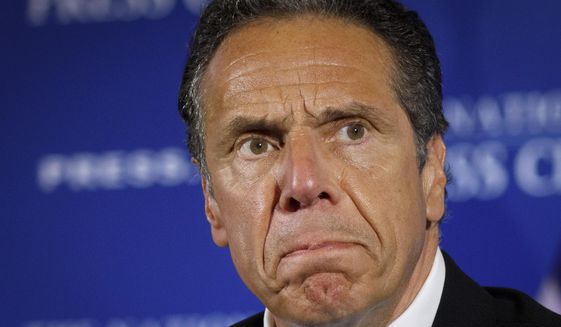 This Wednesday, May 27, 2020, photo shows then-New York Gov. Andrew Cuomo during a news conference in Washington. A prosecutor investigating accusations that former Gov. Cuomo groped a woman asked a judge for more time, saying the criminal complaint filed in late October 2021 by the local sheriff was &amp;quot;potentially defective.&amp;quot; (AP Photo/Jacquelyn Martin) **FILE**