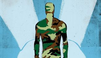 Support for Our Veterans Illustration by Linas Garsys/The Washington Times