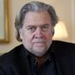 Former White House strategist Steve Bannon poses prior to an interview with The Associated Press, in Paris, May 27, 2019. (AP Photo/Thibault Camus, File)