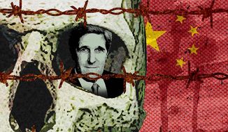 John Kerry Compliance with Chinese Inhumanity  Illustration by Greg Groesch/The Washington Times