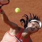 FILE - China&#39;s Peng Shuai serves to France&#39;s Caroline Garcia during their second round match of the French Open tennis tournament at the Roland Garros stadium, on May 31, 2018 in Paris. China&#39;s Foreign Ministry is sticking to its line that it isn&#39;t aware of the controversy surrounding tennis professional Peng Shuai, who disappeared after accusing a former top official of sexually assaulting her. A ministry spokesperson said Friday that the matter was not a diplomatic question and that he was not aware of the situation. (AP Photo/Michel Euler, File)