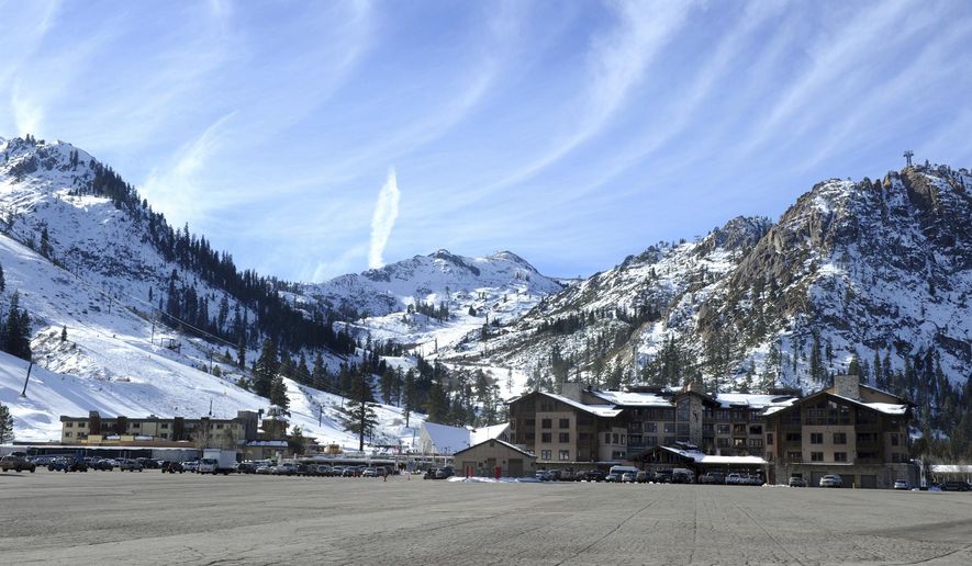 FILE - Shown is the base village at the Squaw Valley Ski Resort in Olympic Valley, Calif, on Dec. 16, 2011. U.S. Interior Secretary Deb Haaland on Friday, Nov. 19, 2021, declared &amp;quot;squaw&amp;quot; to be a derogatory term and said she is taking steps to remove the term from federal government use and to replace other derogatory place names. The popular California ski resort changed its name to Palisades Tahoe earlier this year. (Tim Dunn/The Reno Gazette-Journal via AP, File)