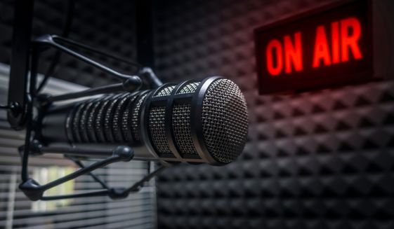 Radio studio on air - Photo credit: Andrei_Diachenko / Shutterstock *FILE*