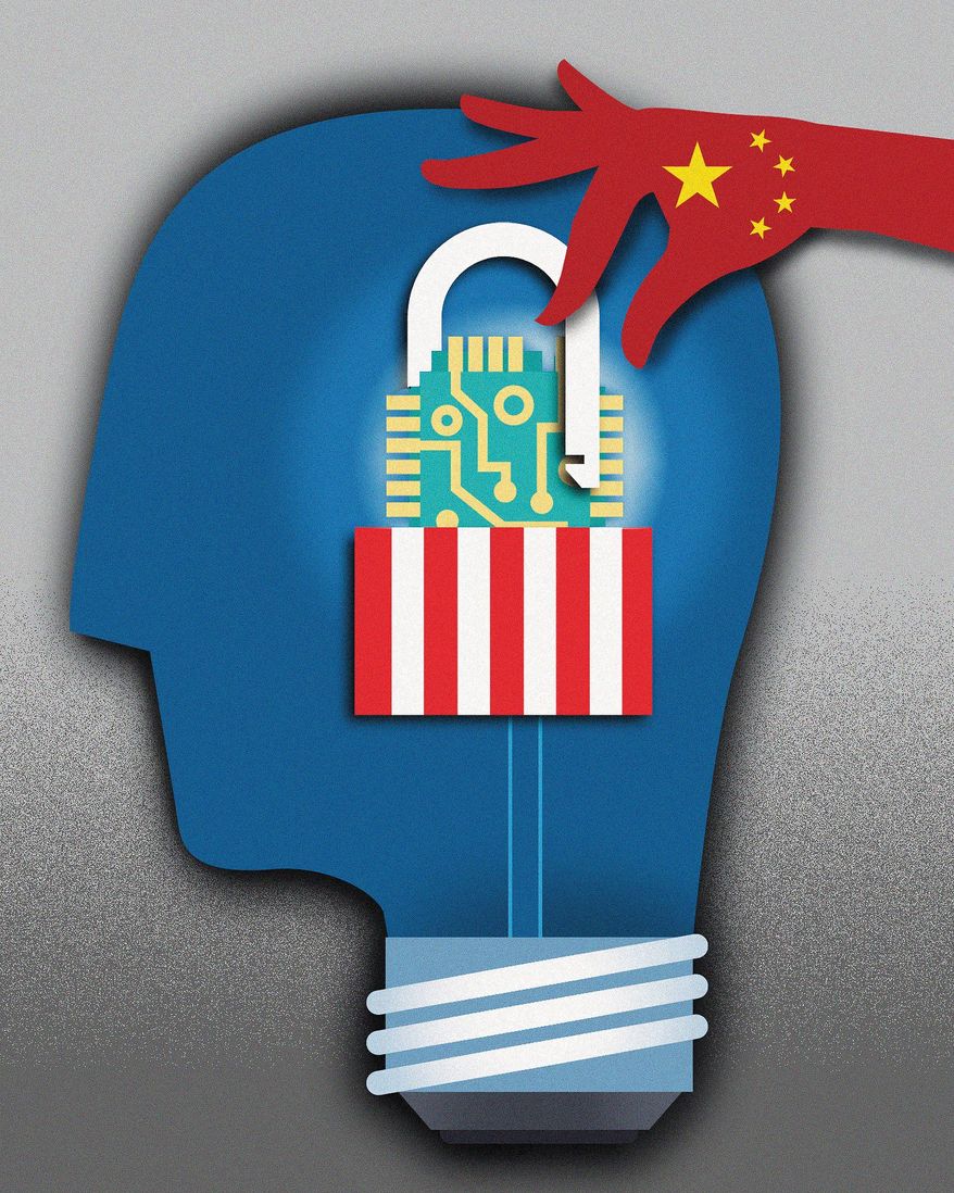 Protecting Property Rights against China Illustration by Linas Garsys/The Washington Times