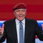 Republican candidate for New York City mayor Curtis Sliwa speaks during a debate with Eric Adams, Brooklyn borough president and Democratic candidate for New York City mayor at the ABC 7 studios, Tuesday, Oct. 26, 2021, in New York. (Eduardo Munoz/Pool Photo via AP) ** FILE **