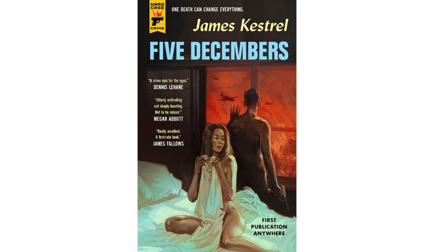 "Five Decembers" By James Kestrel (book cover)