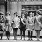Contestants in the first Miss America pageant line up for the judges in Atlantic City, N.J., in September 1921. The competition is marking its 100th anniversary on Thursday, Dec. 16, 2021, having managed to maintain a complicated spot in American culture with a questionable relevancy. (AP Photo/File)  **FILE**
