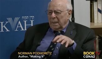Norman Podhoretz (Screenshot courtesy C-Span)