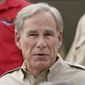 FILE - Texas Gov. Greg Abbott speaks during a news conference along the Rio Grande, Tuesday, Sept. 21, 2021, in Del Rio, Texas. Political observers are watching whether Abbott will posthumously pardon George Floyd for a 2004 arrest before the end of the year. (AP Photo/Julio Cortez, File)